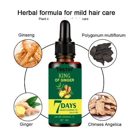 30ml Ginger Hair Care Essential Oil 7 Day Improves Scalp Environment Hair Loss Treatment Hair Growth Care Essence Oil TSLM1 - Amado Deals - wholesale and distributors with free shipping in United States 30ml Ginger Hair Care Essential Oil 7 Day Improves Scalp Environment Hair Loss Treatment Hair Growth Care Essence Oil TSLM1 - Amado Deals - wholesale and distributors with free shipping in United States